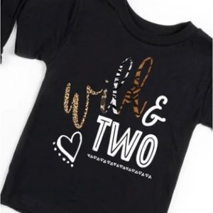 “Two” Wild birthday decor and shirts
